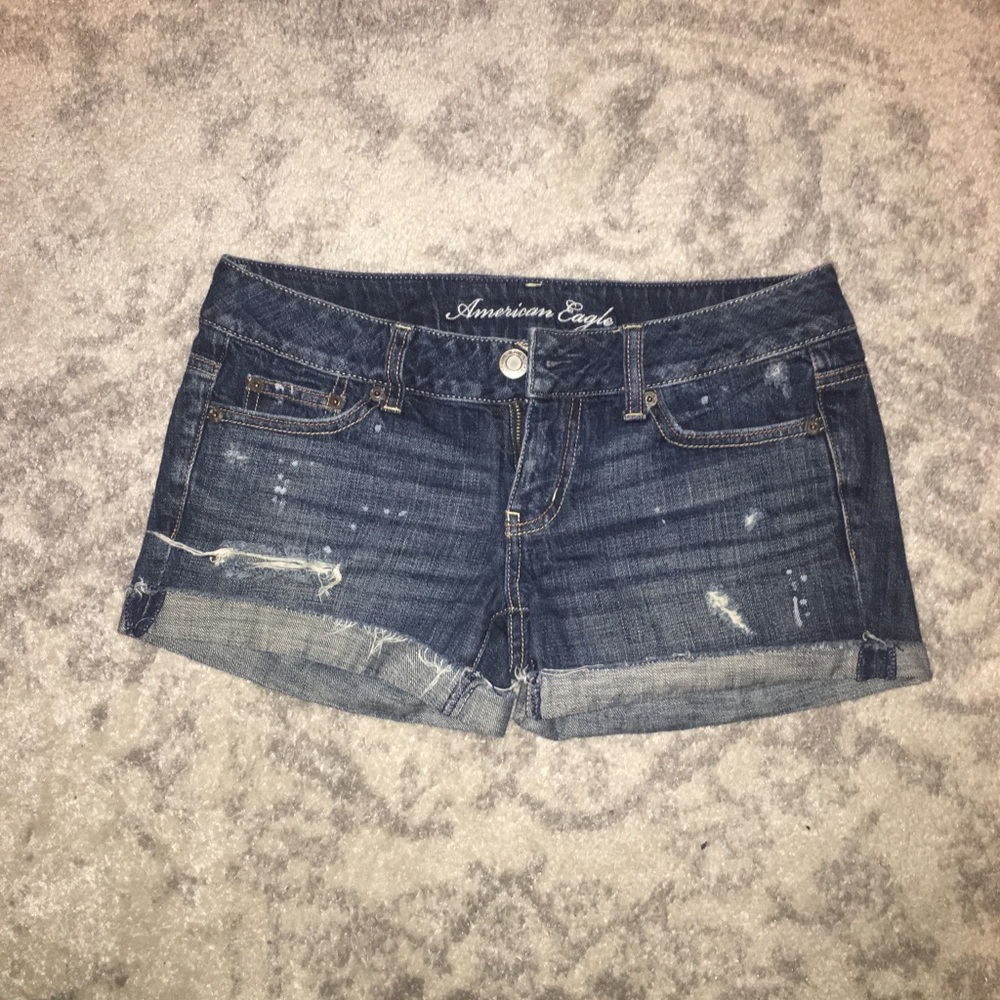 American Eagle distressed shorts